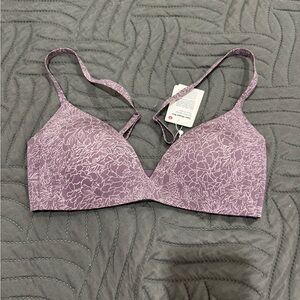 Lululemon Athletica Lavender Bralette with Adjustable Straps